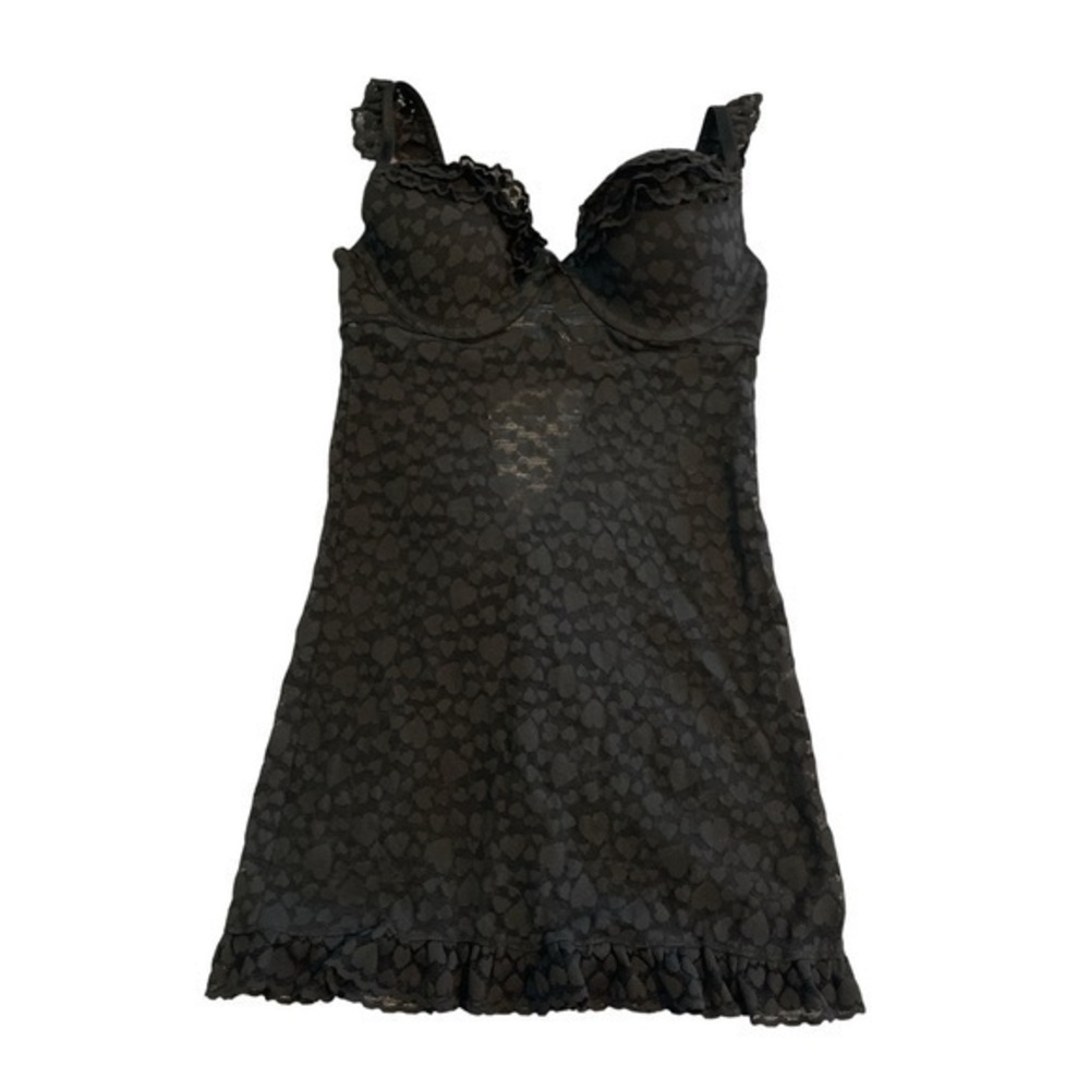 Victoria’s Secret Black Lingerie LACIE Size Med EUC #0257